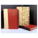 3 Antique Books Nathaniel Hawthorne, The Scarlett
