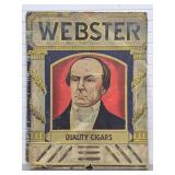 Antique Paper Webster Cigar Advertisement