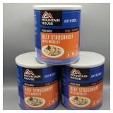 3- 20.21 oz CANS MOUNTAIN HOUSE FREEZE DRIED