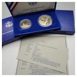 1986 S UNITED STATES LIBERTY COIN SET SILVER