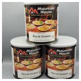 3- MOUNTAIN HOUSE FREEZE DRIED RICE & CHICKEN 21