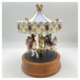 Walt Disney Willitts Music Box Carousel Mickey &