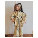 56/95 Signed Annette Himstedt Doll "Tetanka"