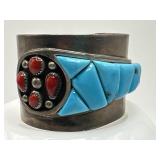 Signed McKenzie Sterling Silver, Turquoise &