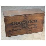 Antique Goodrich Wooden Shipping Box
