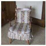 Vintage Maple Platform Rocking Chair