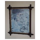 Antique Adirondack / Black Forest Picture Frame