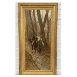 Original Oil on Canvas Charles Edouard Edmond