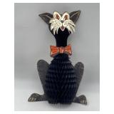 Bristle Halloween Vintage Cat , Honeycomb Paper