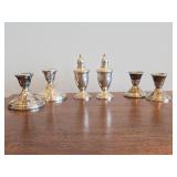 Twp Pair of Sterling Silver Candlesticks Plus S&P