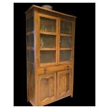 Antique Punched Tin Pie Safe Kitchen Cupboard