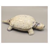 Antique Bobble-Head Aluminum Turtle Box