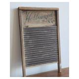 Antique "Hollywood" Metal Washboard