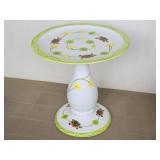 Small Modern Turtle Theme Pottery Patio Table