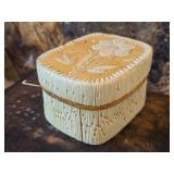 Native American Porcupine Quill & Birch Box