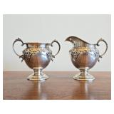 Wallace Sterling Silver Grand Baroque Cream Sugar