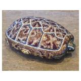 Bejeweled Judith Leiber Turtle Clutch Purse