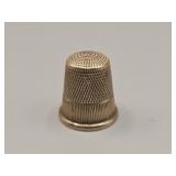 Antique 10K Gold  Sewing Thimble