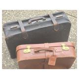 Vintage Leather Travel Bags / Suitcases