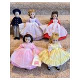 5 Madame Alexander Dolls: Little Women in Boxes ,