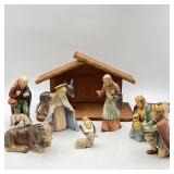 Hummel Goebel Nativity Set 214, Mary Joseph Jesus