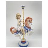 LLADRO Figurine/Statue ï¿½Girl On Carousel Horseï¿½