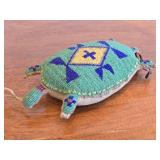 Native American Beaded Turtle Birth Totem