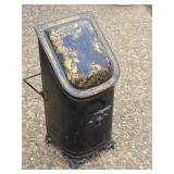 Antique Gilded Coal Hod / Scuttle