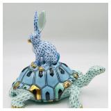 Herend Kingdom Classic Tortoise and Hare Hungary