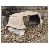1993 Henri Studios Tortoise / Turtle Patio Bench