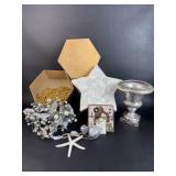 Table Top Decor Fancy Boxes/ Urn/ Beads/ Starfish