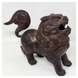 Cast Iron Chinese Foo Dog Censer