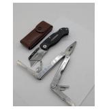 AMETICAN CAMPER MULTI TOOL & HUSKY RAZOR BLADE