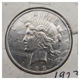 1923 Silver Peace Dollar