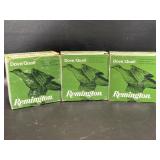 Remington 12ga Shotgun Shells, 3 Boxes, 75
