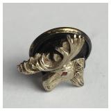 18k Gold Lapel Pin Loyal Order of Moose P.A.P.