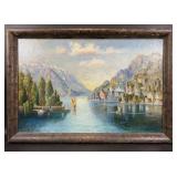 Original Oil on Canvas Signed Andreas Roth 1913,