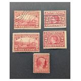 1909 2 CENTS US POSTAGE STAMPS