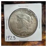 1923 Silver Peace Dollar