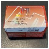 Hornady 223 REM Ammunition 1 Box, 50 Rounds
