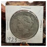 1923 Silver Peace Dollar