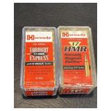 Hornady 17 HMR Ammunition, 1 Full Box & 1