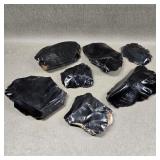 Collection of Black Onyx Rock