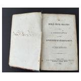 1863 The Bible From Heaven Dissertation on