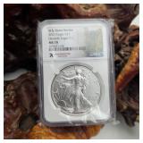 2021 NGC MS 70 Silver Eagle