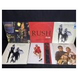 6 ALBUMS DAVID BOWIE ZIGGY STARDUST, RUSH ICON,
