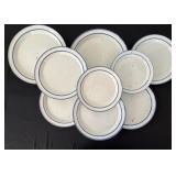 Dansk Blue Mist Stoneware Dinnerware 2 Dinner