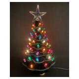 13ï¿½ Ceramic Lighted Christmas Tree 15ï¿½ with Star