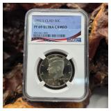 NGC PF69 Ultra Cameo 1992 S Kennedy Half