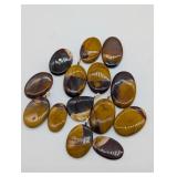 14 PC MOOKAITE JASPER PENDANTS & STONES